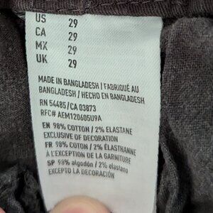 American Eagle Outfitters men's ActiveFlex cargo shorts, dark grey, 29" waist